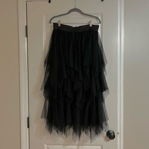 Free People Tulle Handkerchief Skirt